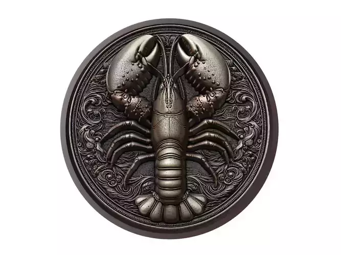 Lobster Animal Medallion