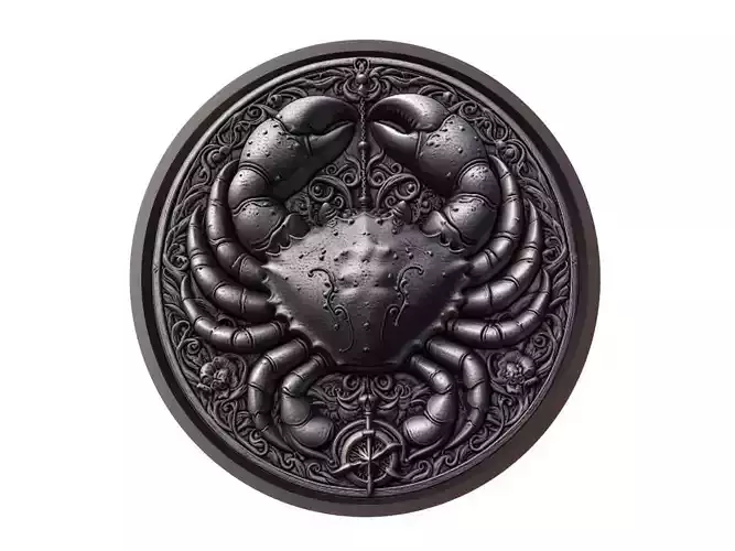 Crab Animal Medallion