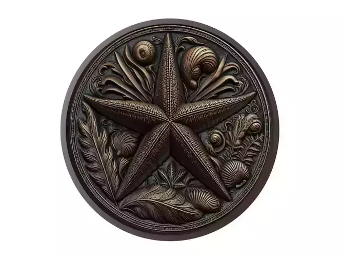 Starfish Animal Medallion