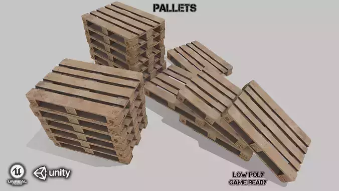 Pallets wooden option 3