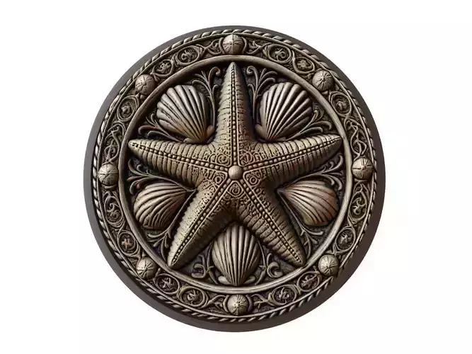 Starfish Animal Medallion
