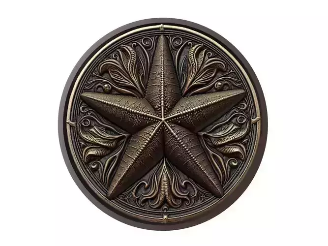 Starfish Animal Medallion