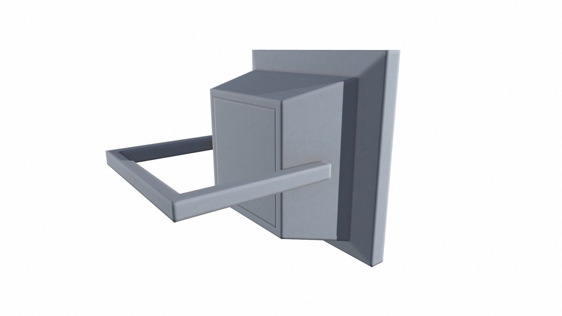 Hanging Light Low-poly 3D model_4