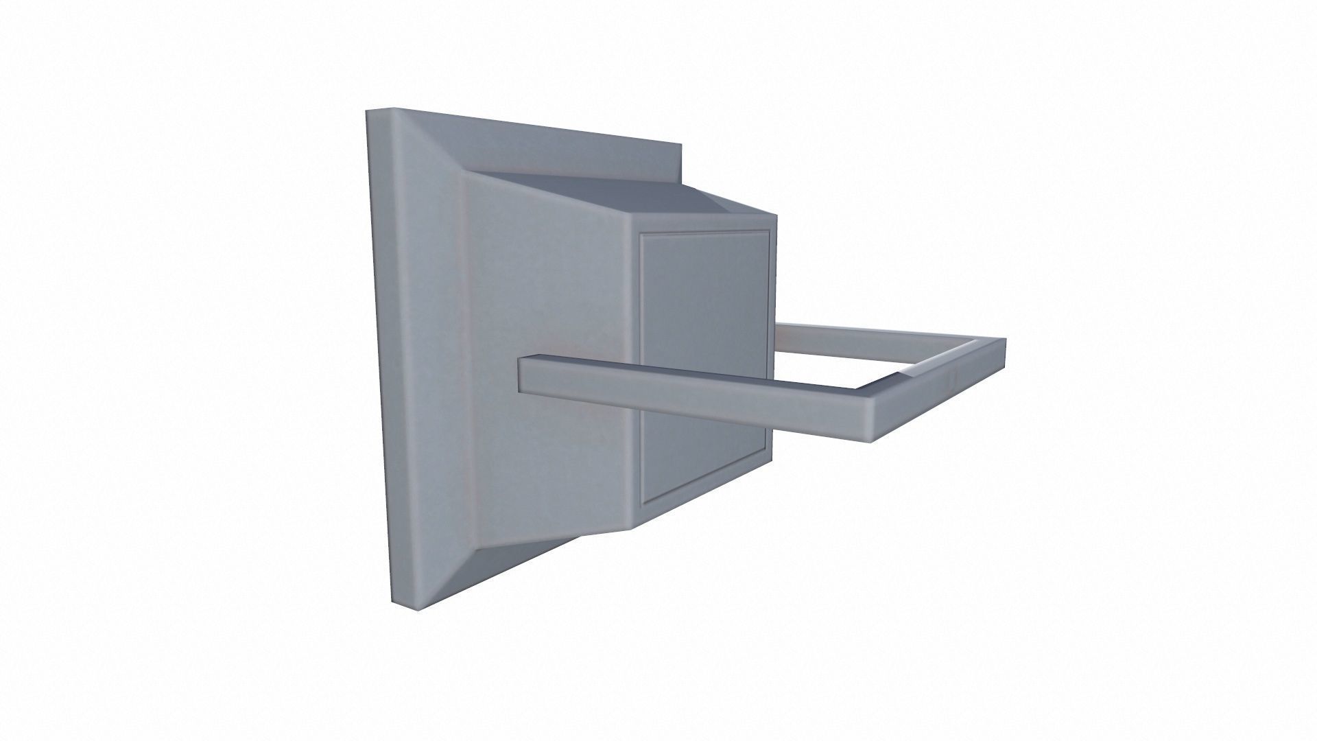 Hanging Light Low-poly 3D model_2