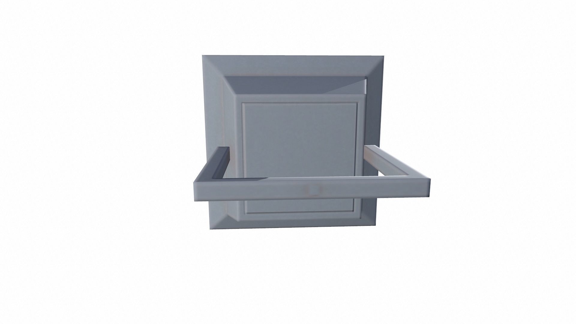 Hanging Light Low-poly 3D model_3