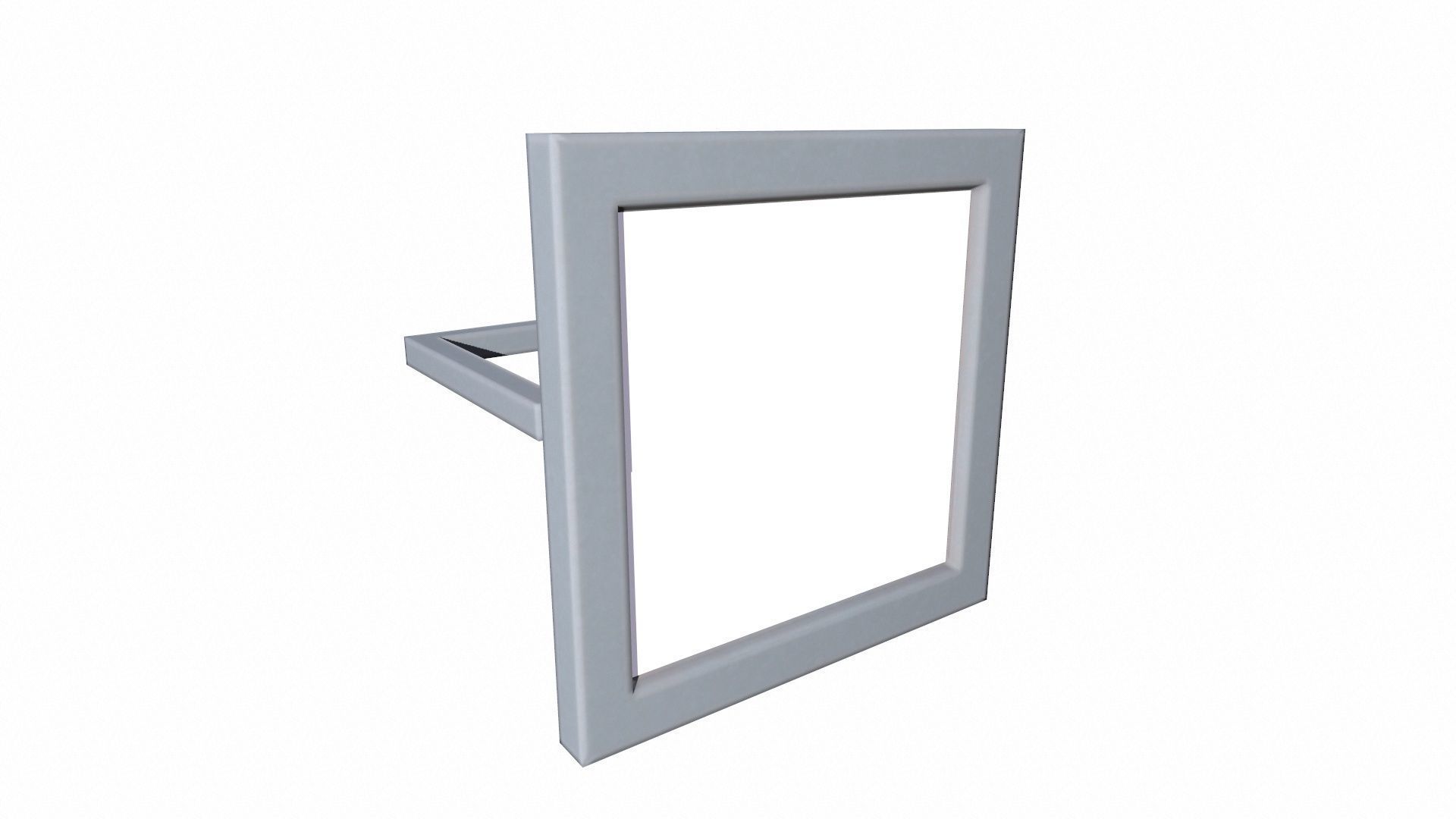 Hanging Light Low-poly 3D model_5