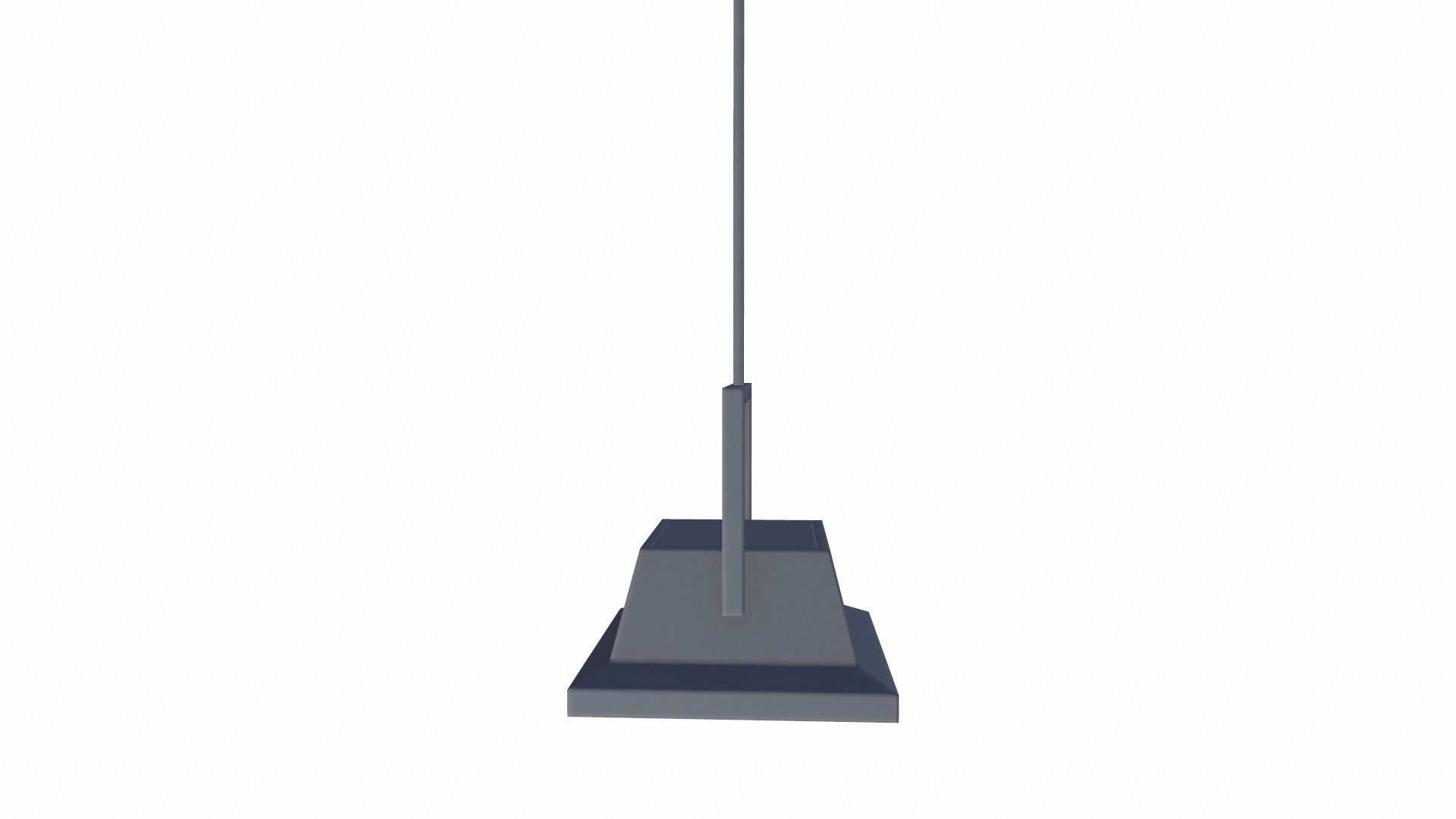Ceiling Light Low-poly 3D model_3