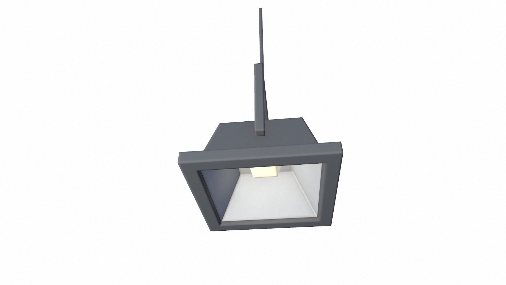 Ceiling Light Low-poly 3D model_5