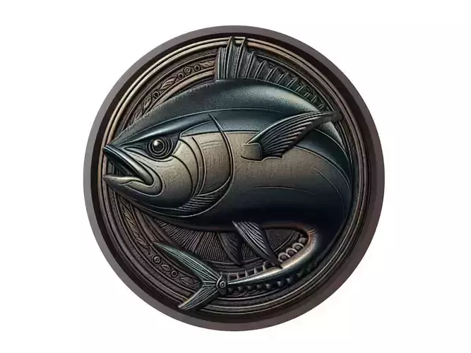 Tuna Animal Medallion