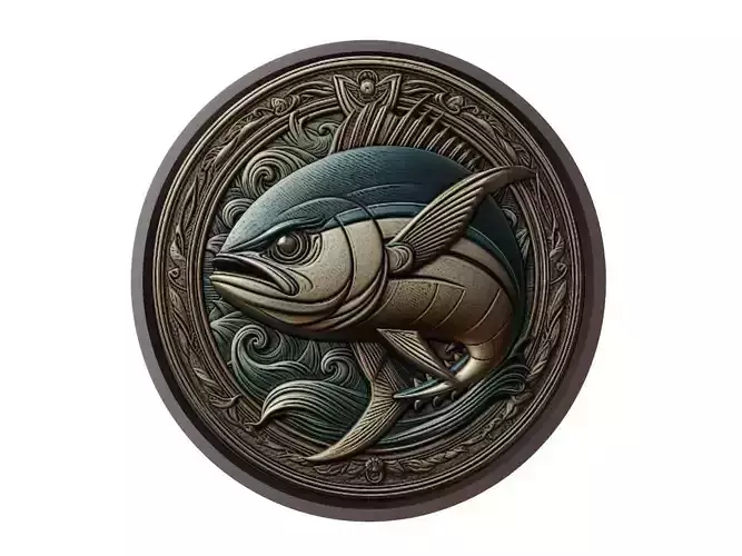 Tuna Animal Medallion