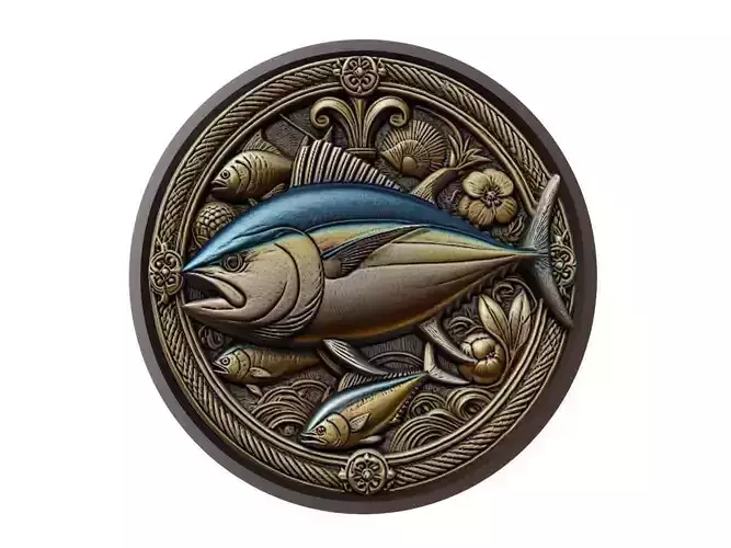 Tuna Animal Medallion