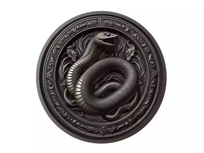 Eel Animal Medallion