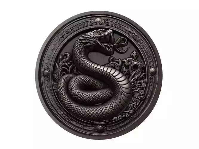 Eel Animal Medallion