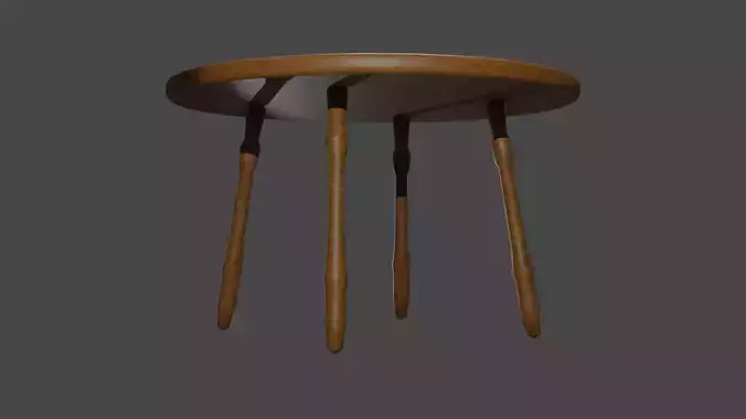 Round table 3d modl