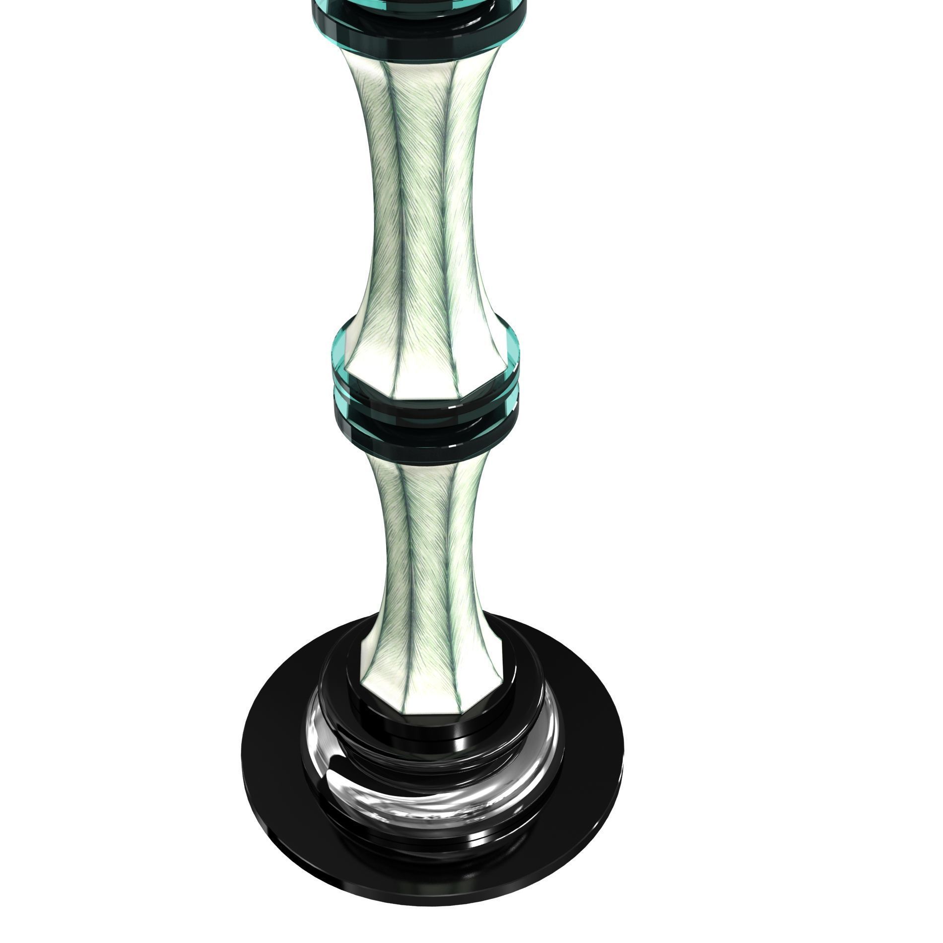 Mangani 1958    Felce Floor Lamp 3D model_2