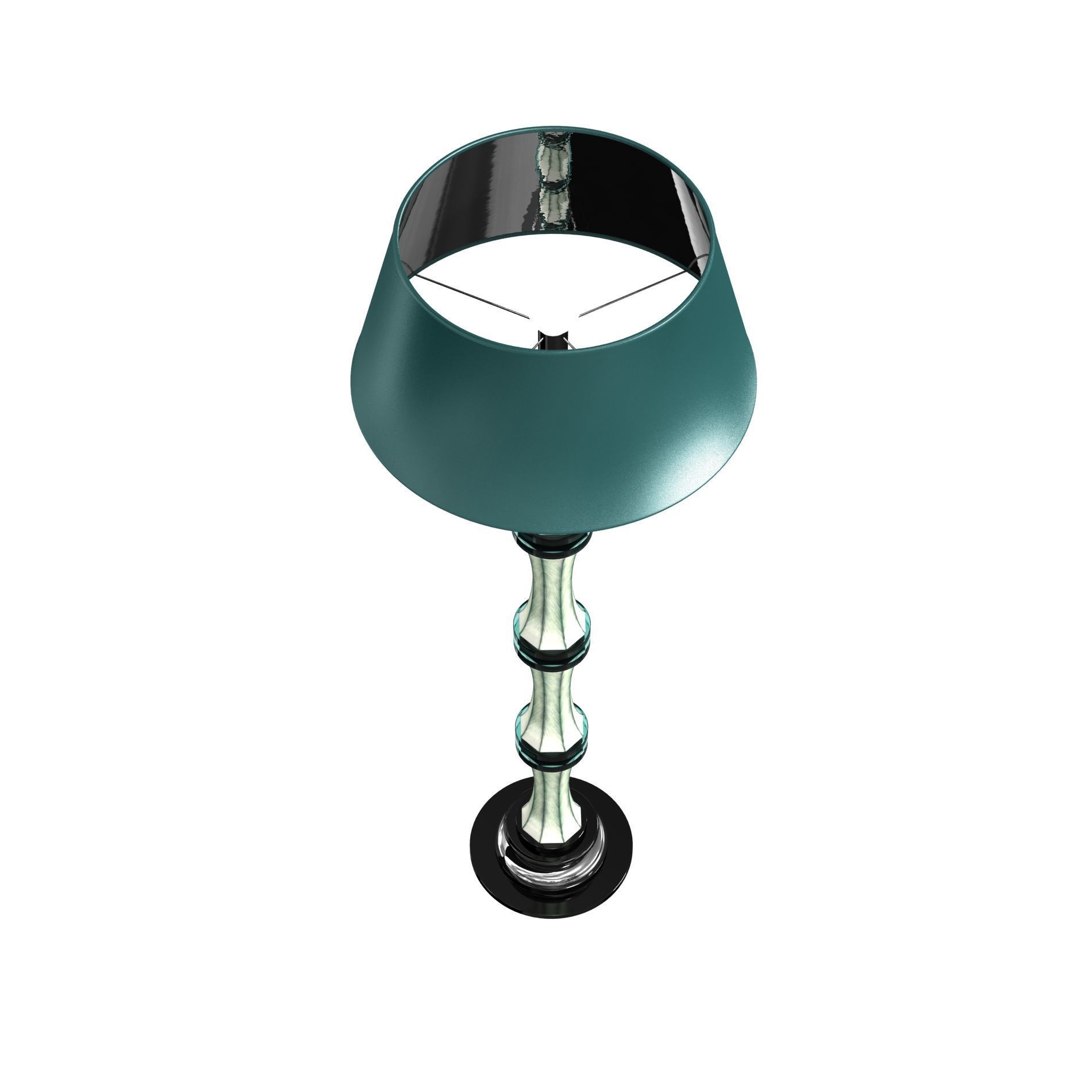 Mangani 1958    Felce Floor Lamp 3D model_1