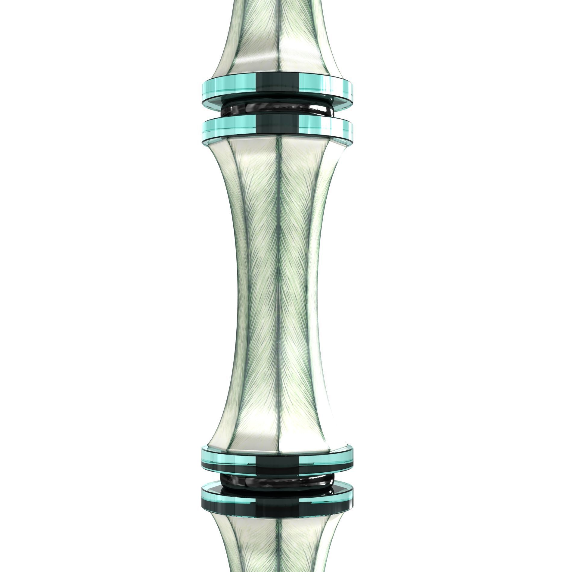 Mangani 1958    Felce Floor Lamp 3D model_4