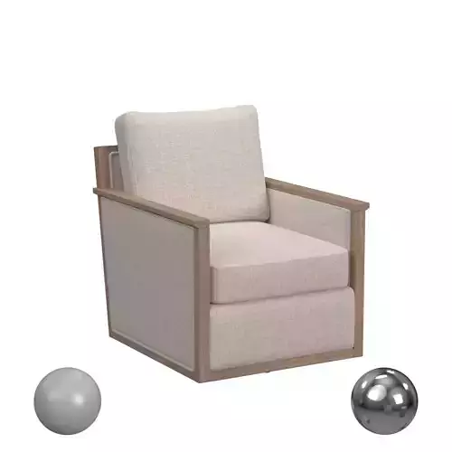 Norman Swivel Accent Chair Natural