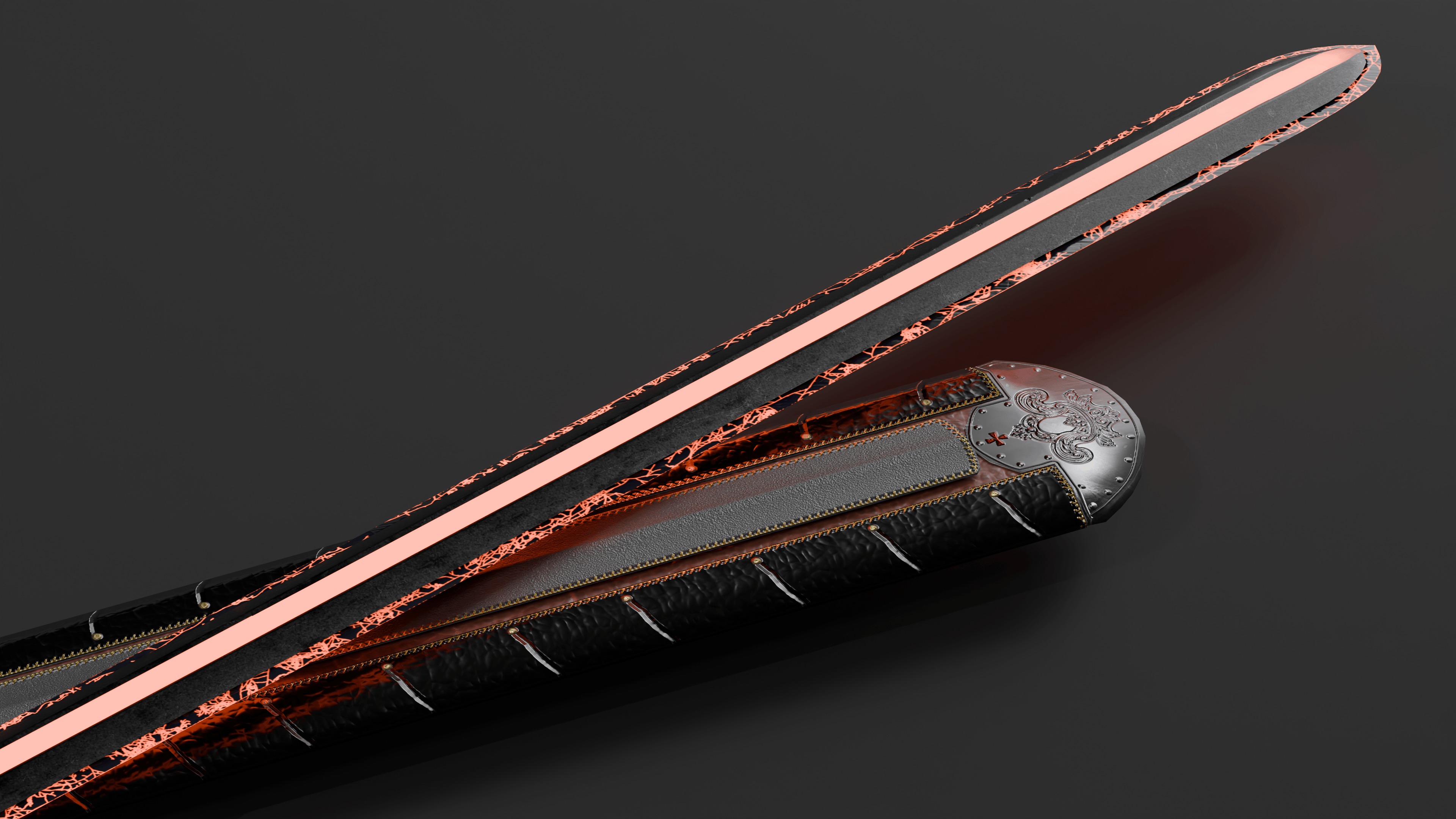 Wrath Sword Crusades Low-poly 3D model_13