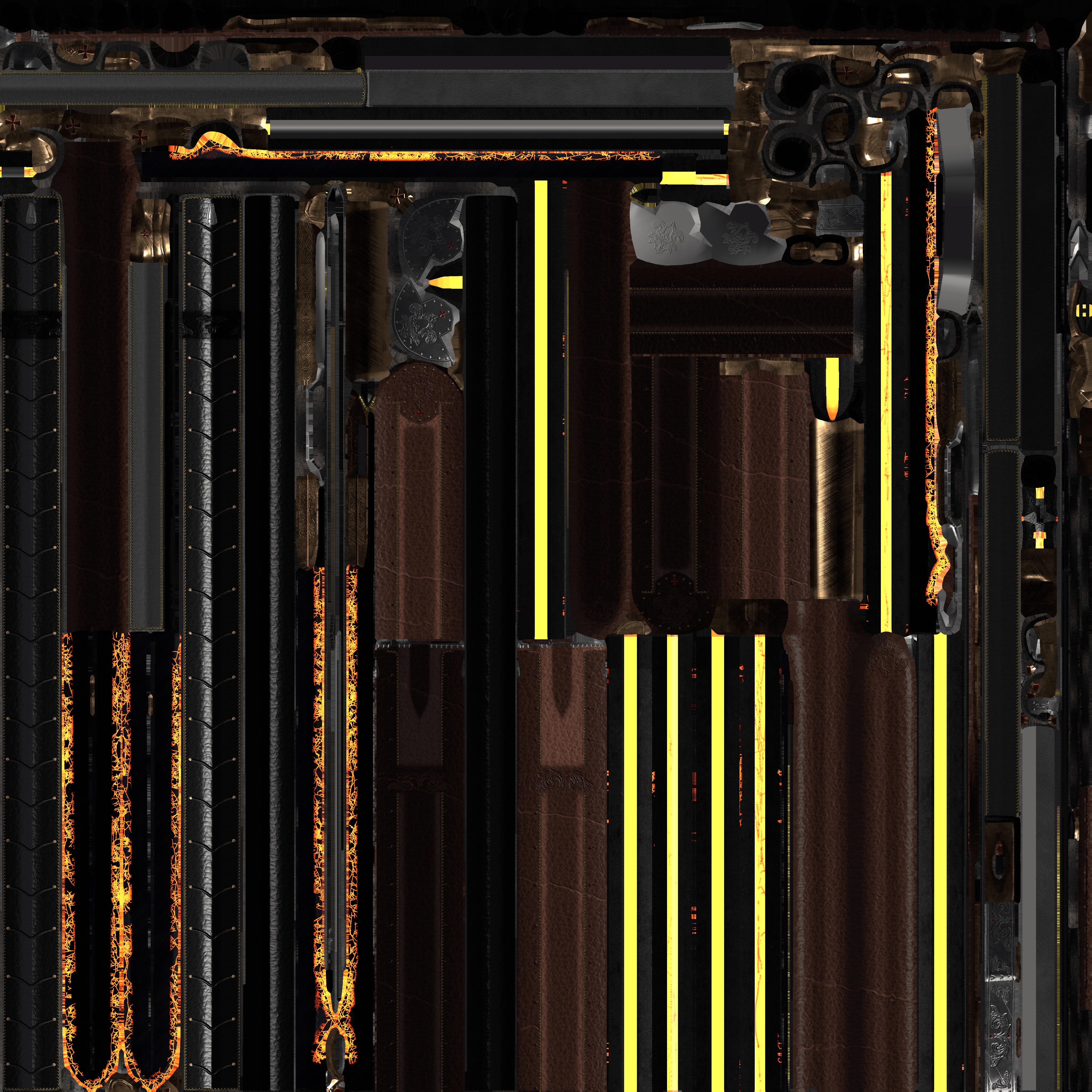 Wrath Sword Crusades Low-poly 3D model_14