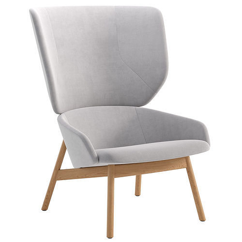 Heads Up Lounge Chair 3D model 3