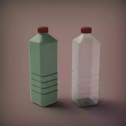 Bottle with Cap 3D print model