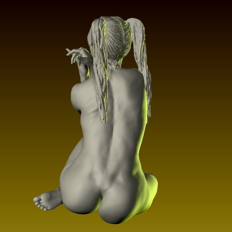 Nadia 3D print model_3