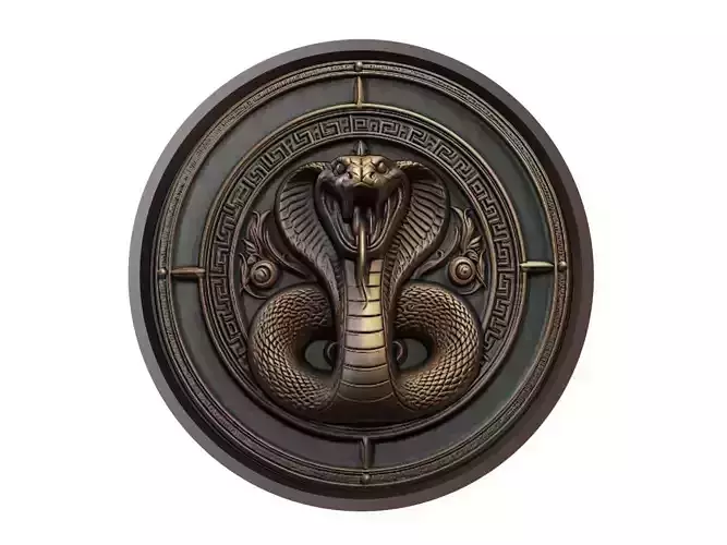 Snake Animal Medallion