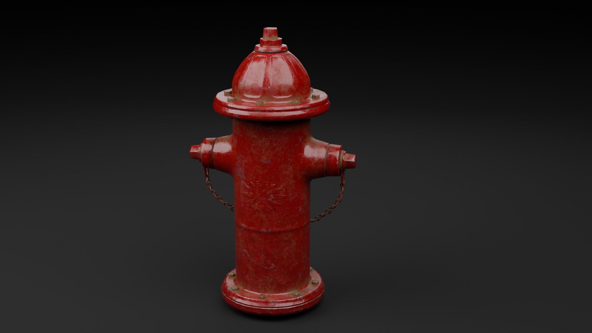 Fire Hydrant Free low-poly 3D model_2