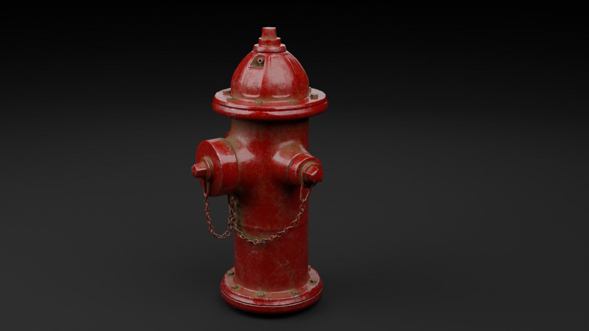 Fire Hydrant Free low-poly 3D model_1