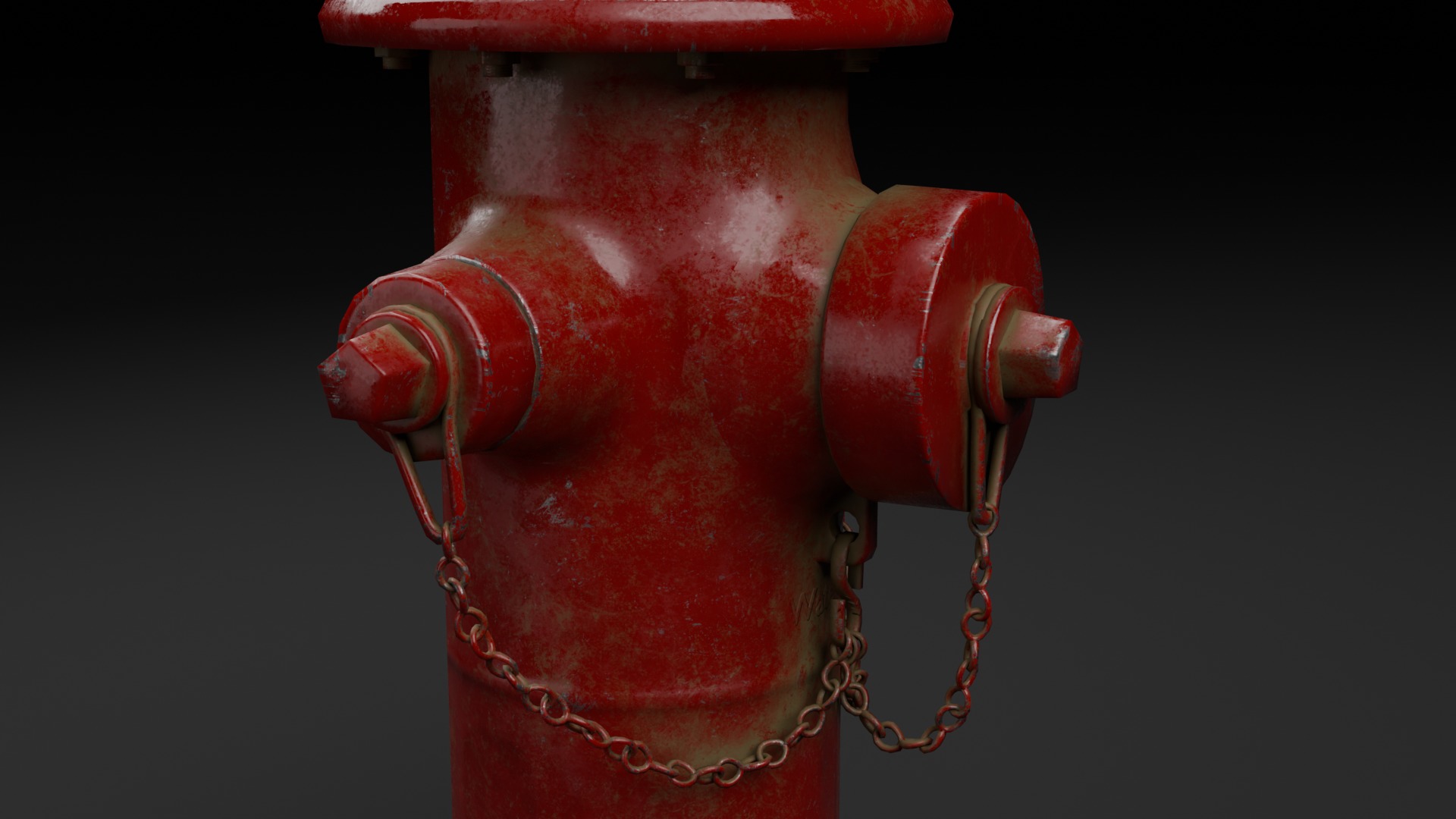 Fire Hydrant Free low-poly 3D model_4
