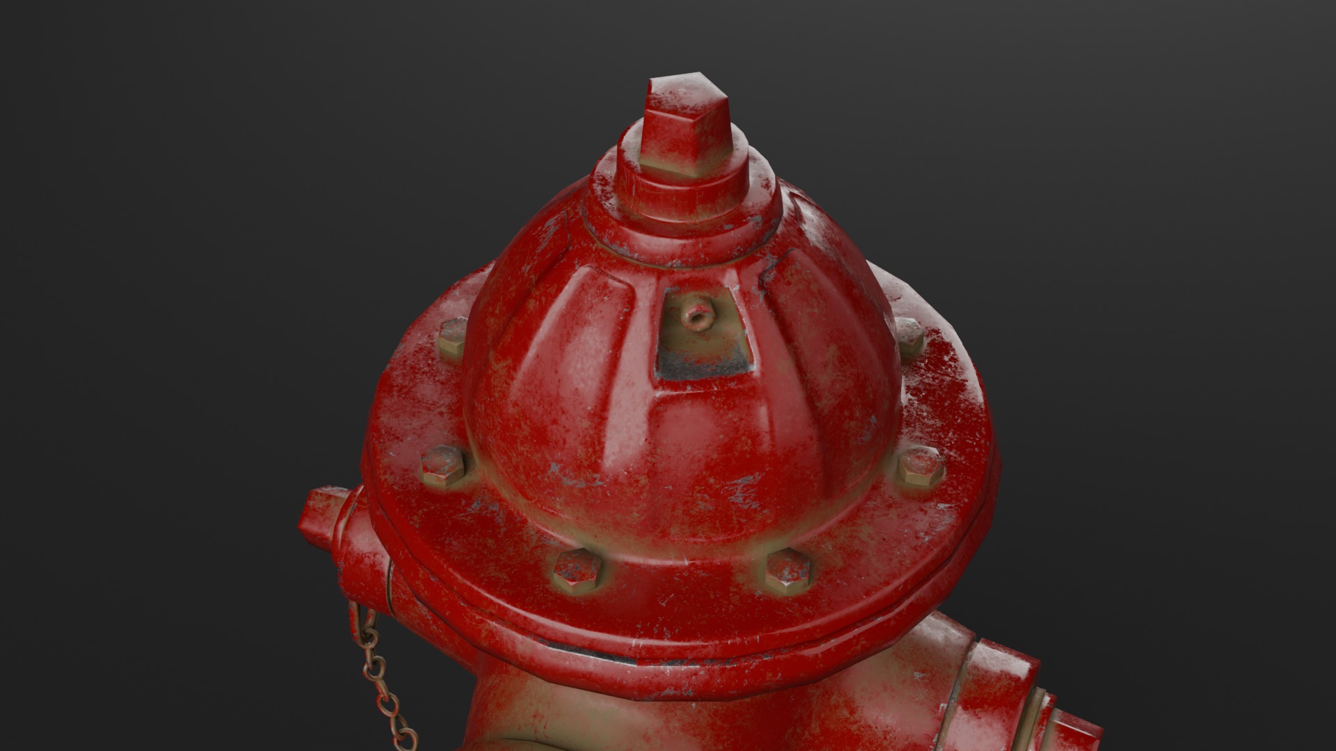 Fire Hydrant Free low-poly 3D model_7