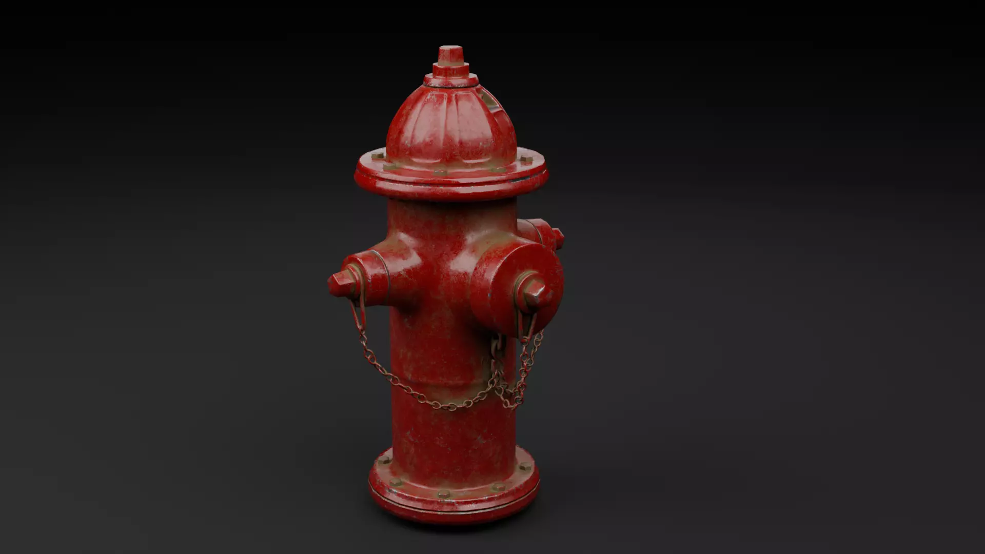 Fire Hydrant Free low-poly 3D model_0