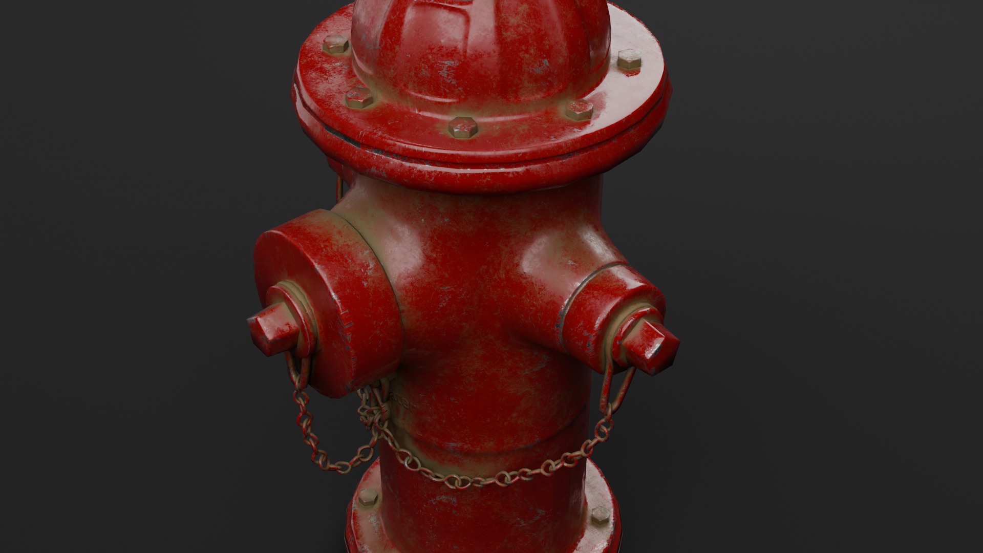 Fire Hydrant Free low-poly 3D model_6