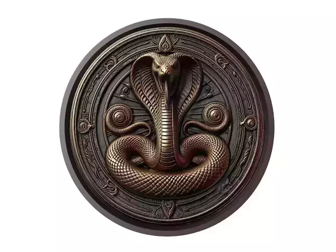 Snake Animal Medallion
