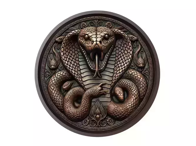 Python Animal Medallion