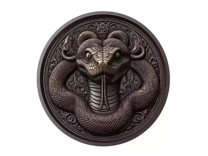 Python Animal Medallion