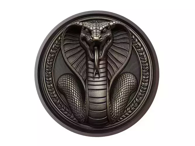 Cobra Animal Medallion