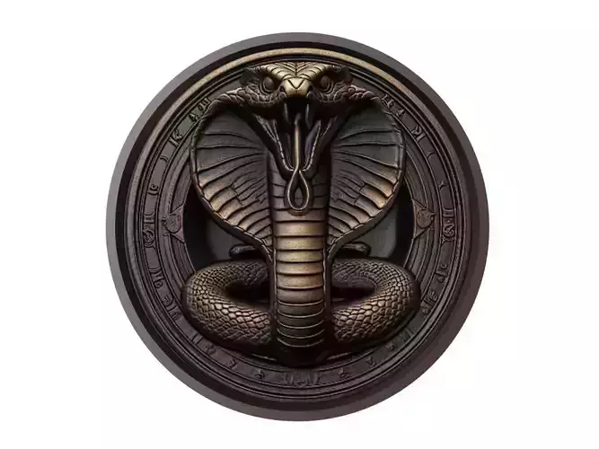Cobra Animal Medallion