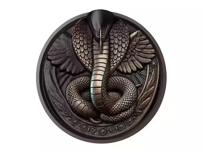 Viper Animal Medallion