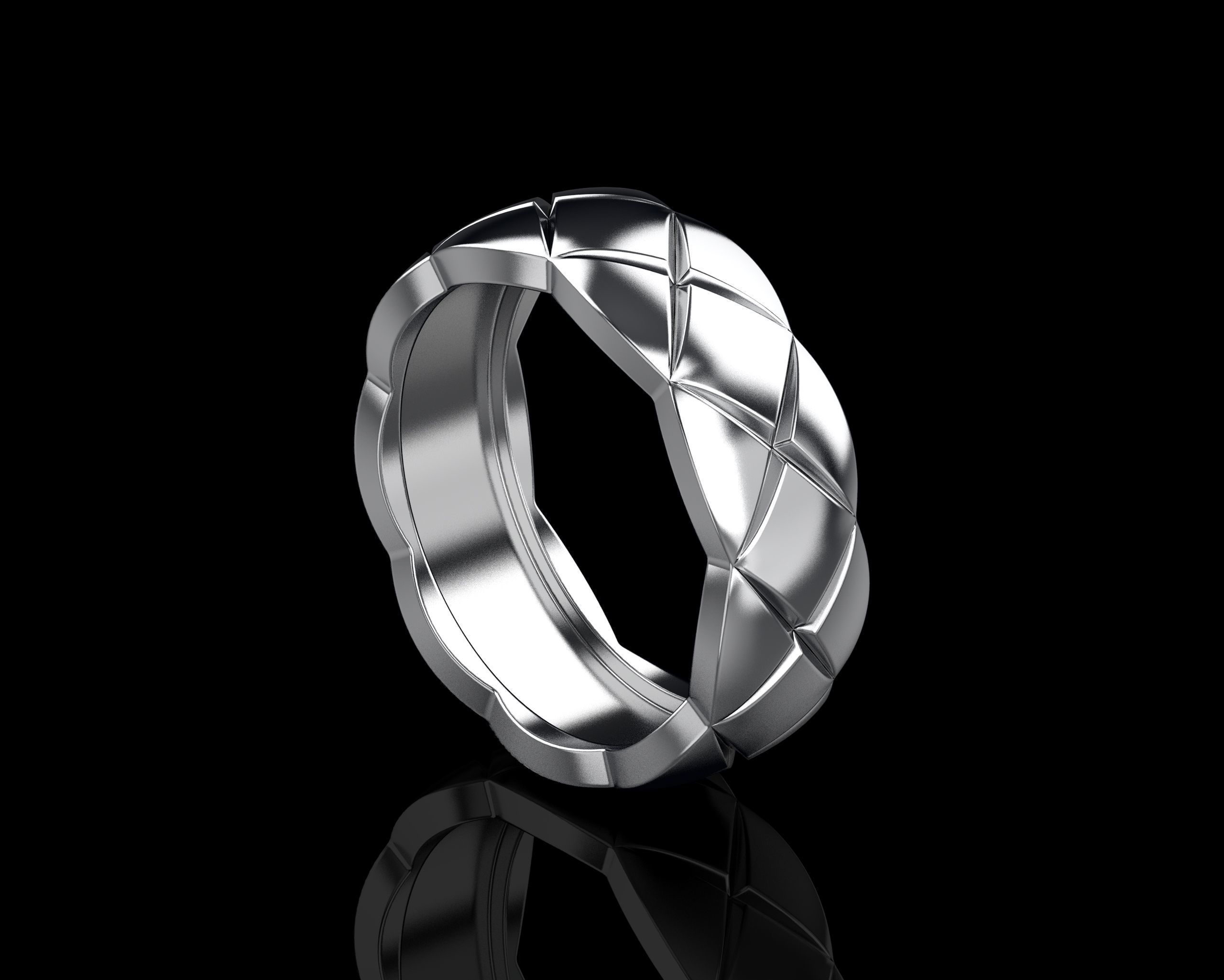 Coco Crush ring 20 - 20-5 Sizes N230 3D print model_18