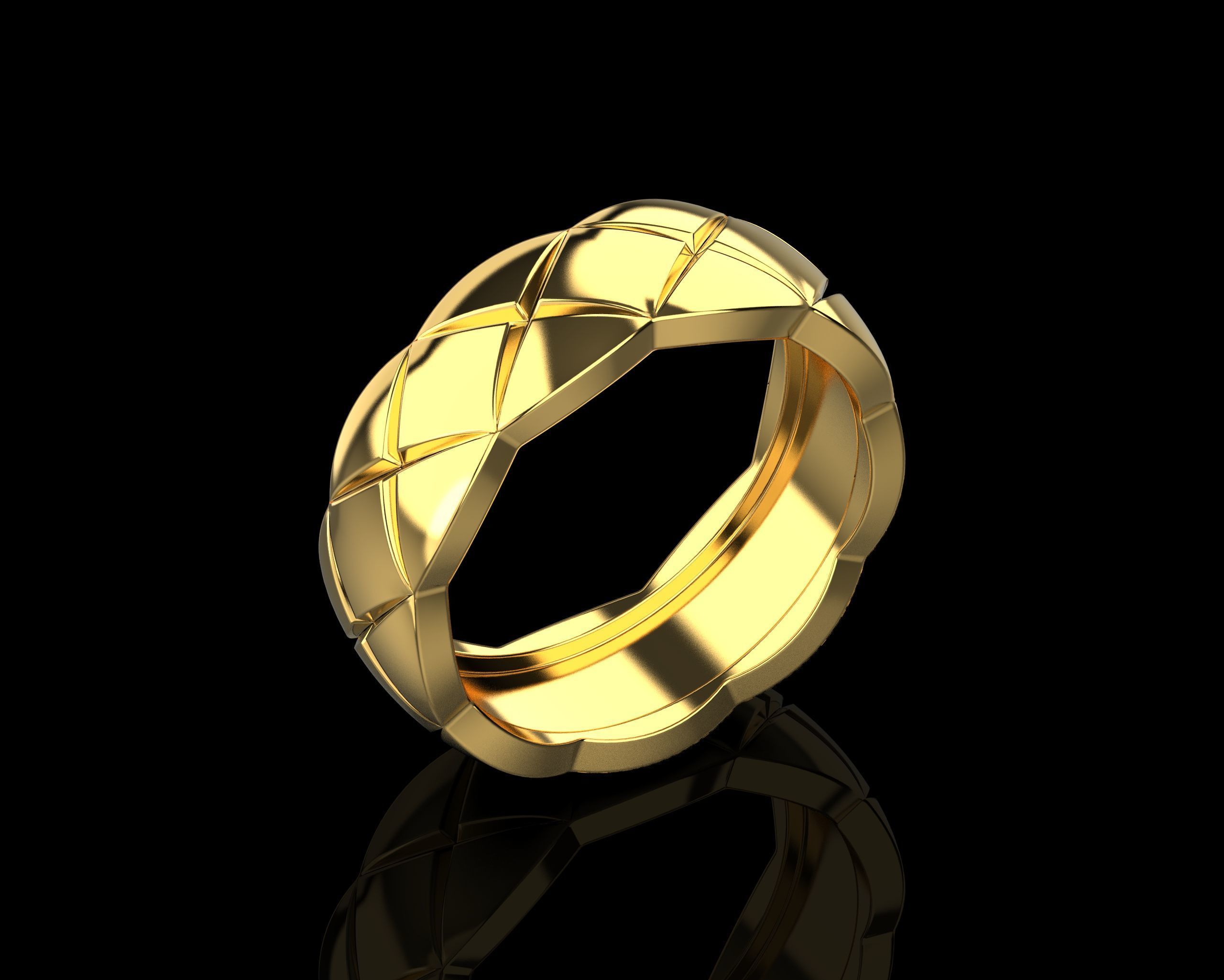 Coco Crush ring 20 - 20-5 Sizes N230 3D print model_10