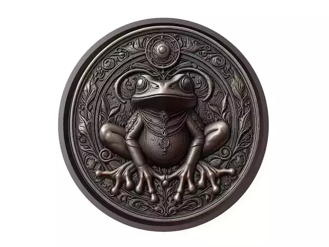 Frog Animal Medallion