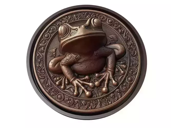 Frog Animal Medallion