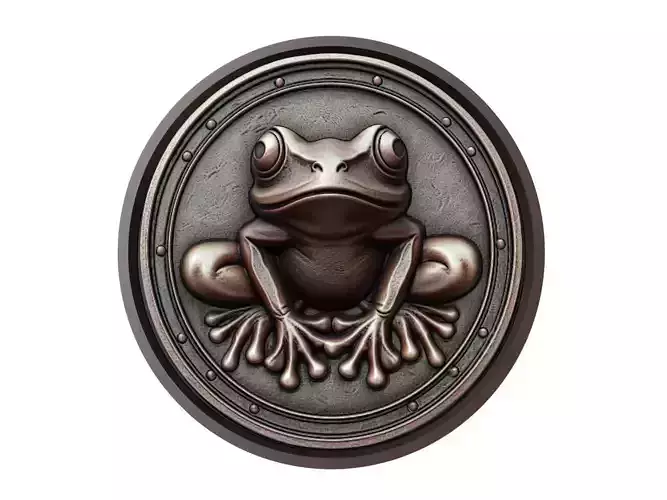 Frog Animal Medallion