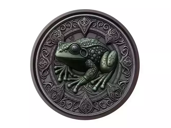 Frog Animal Medallion