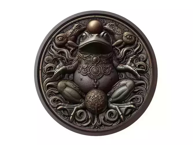 Toad Animal Medallion