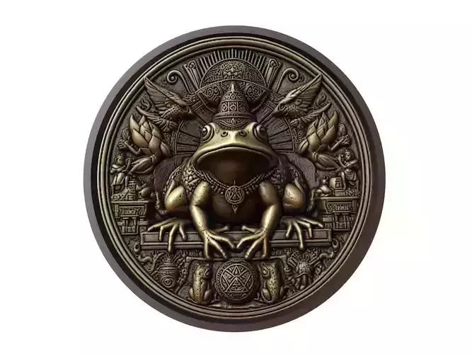 Toad Animal Medallion