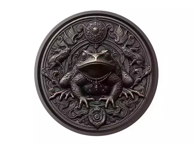 Toad Animal Medallion
