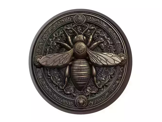 Bee Animal Medallion